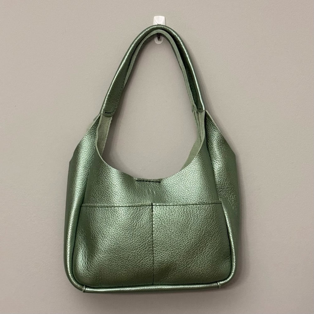 Portland Leather Beetle (Metallic Green) Madison Shoulder Bag